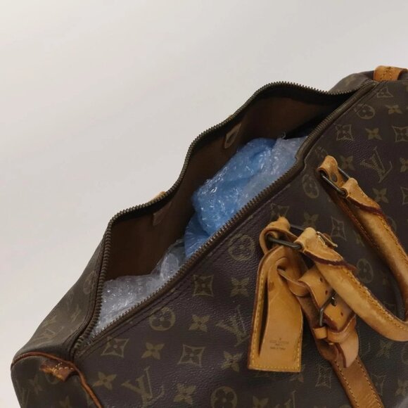 LOUIS VUITTON Monogram Keepall 45 Boston Bag LV Auth - Picture 7 of 16